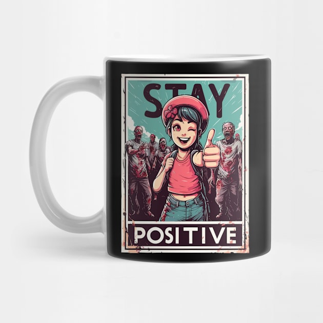 Stay positive even during the zombie apocalypse by TomFrontierArt